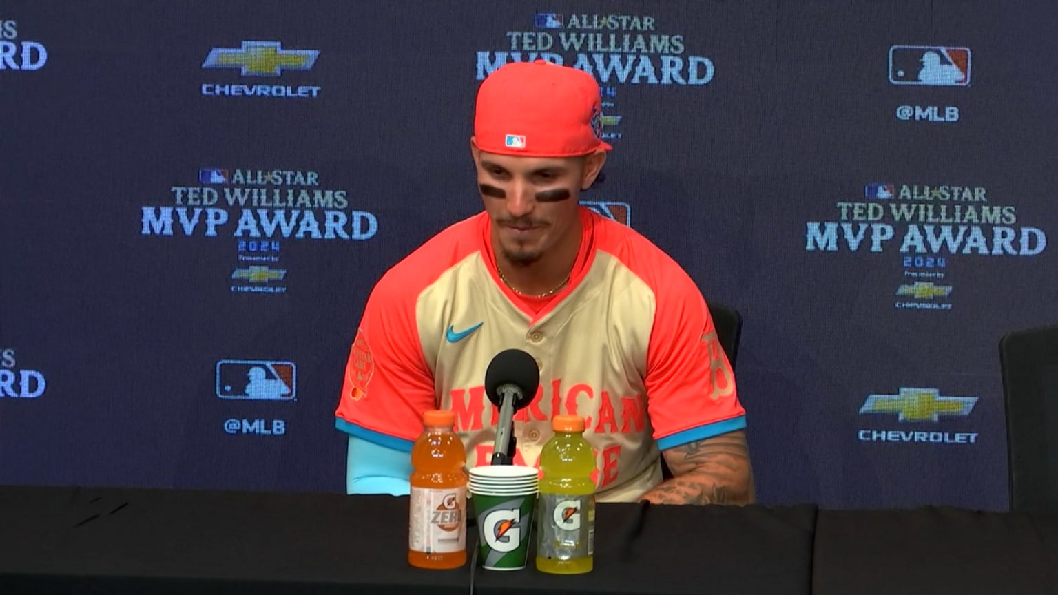 Jarren Duren on winning Chevrolet All Star Game MVP 07/16/2024 MLB com