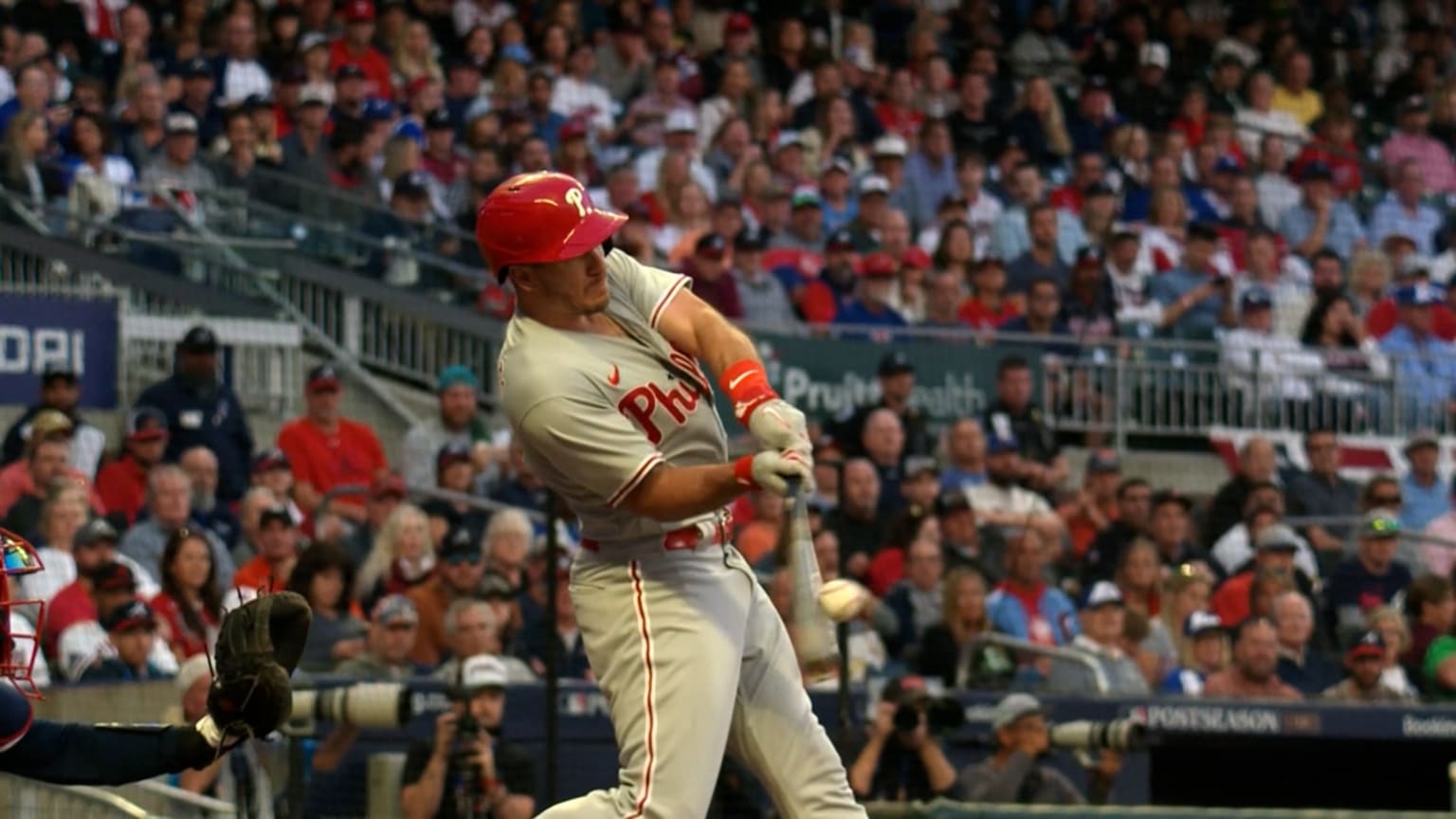 J.T. Realmuto homers to give the National League their first run