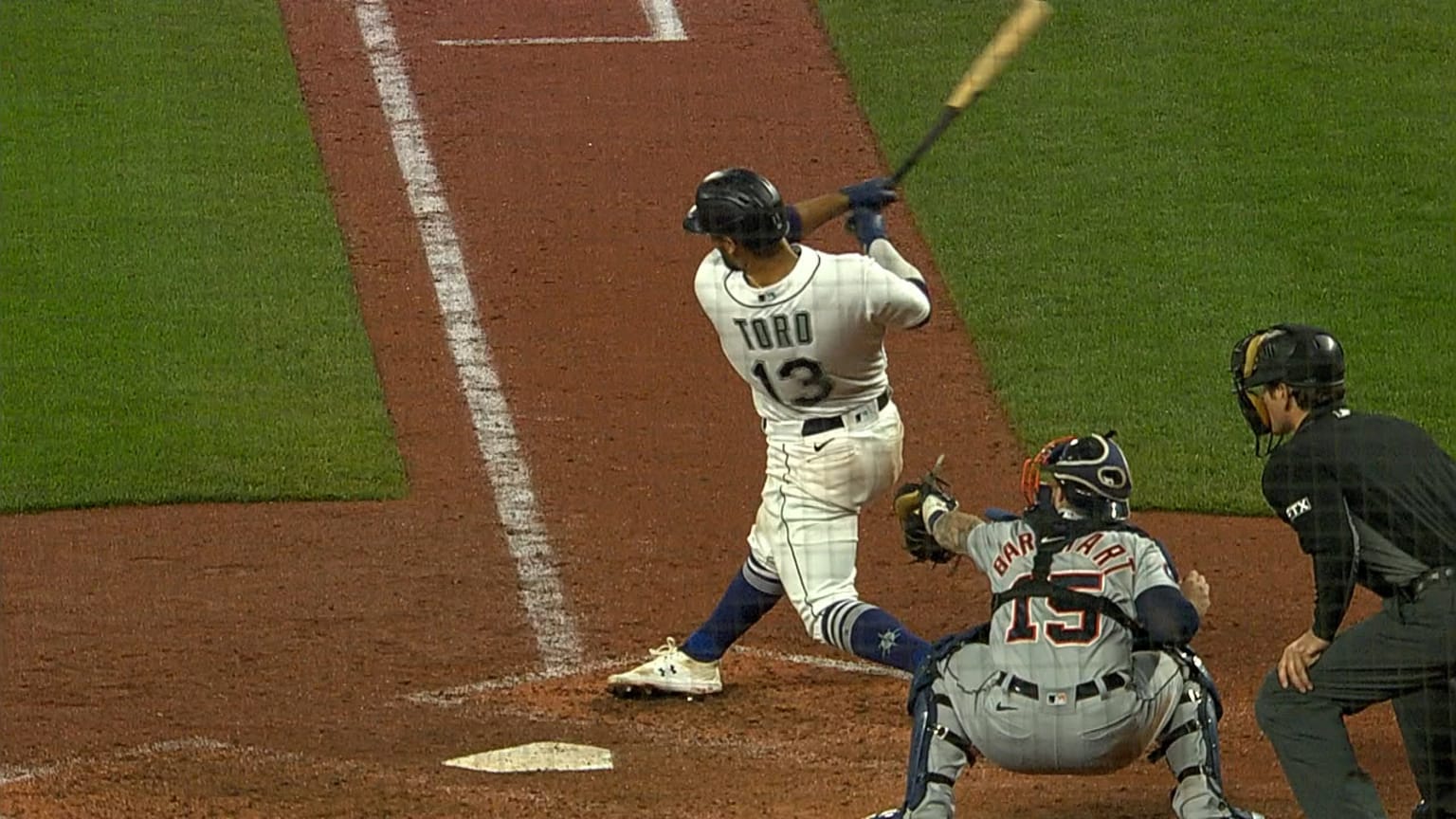 Abraham Toro game winning hit for Mariners vs. Orioles