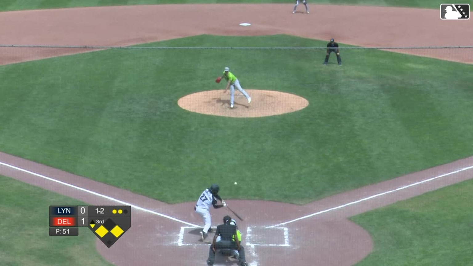 Jackson Humphries' 4th strikeout 06/09/2024 Cleveland Guardians