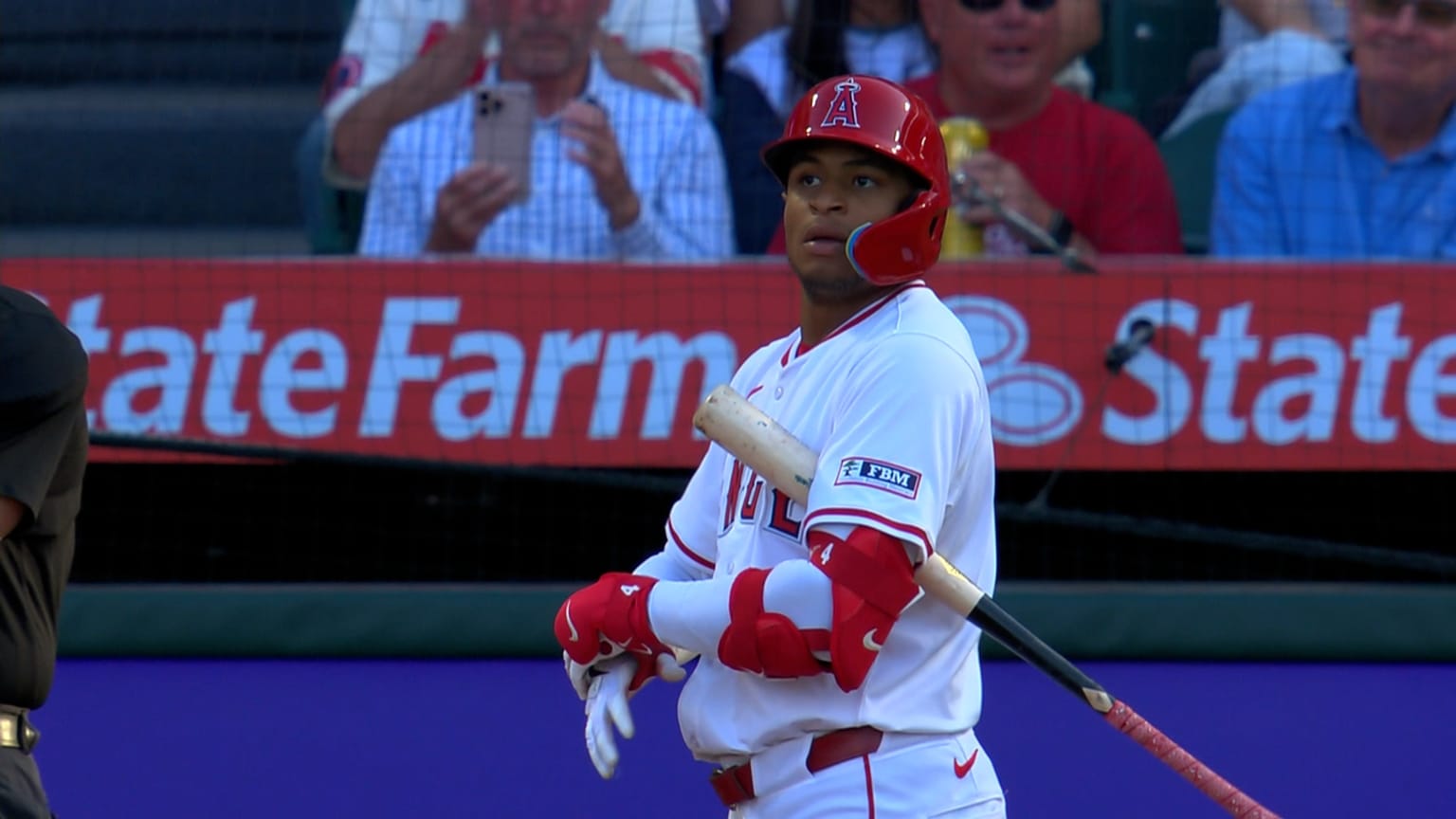 Christian Moore walks to score Jo Adell | 06/23/2025 | Los