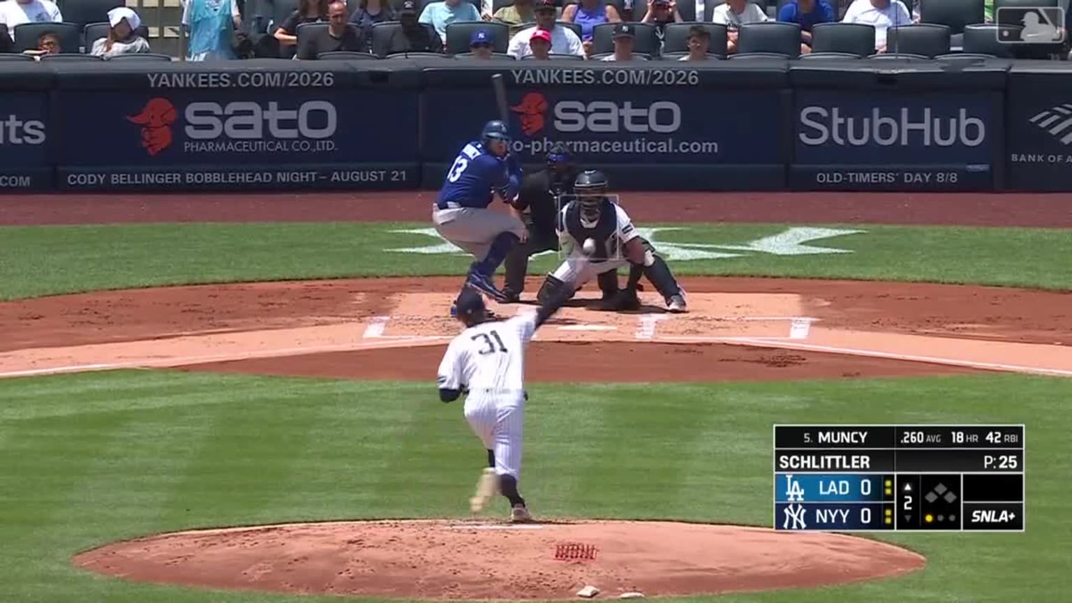 Cam Schlittler's high-velocity curveball whiffs | 08/21/2026 | MLB.com