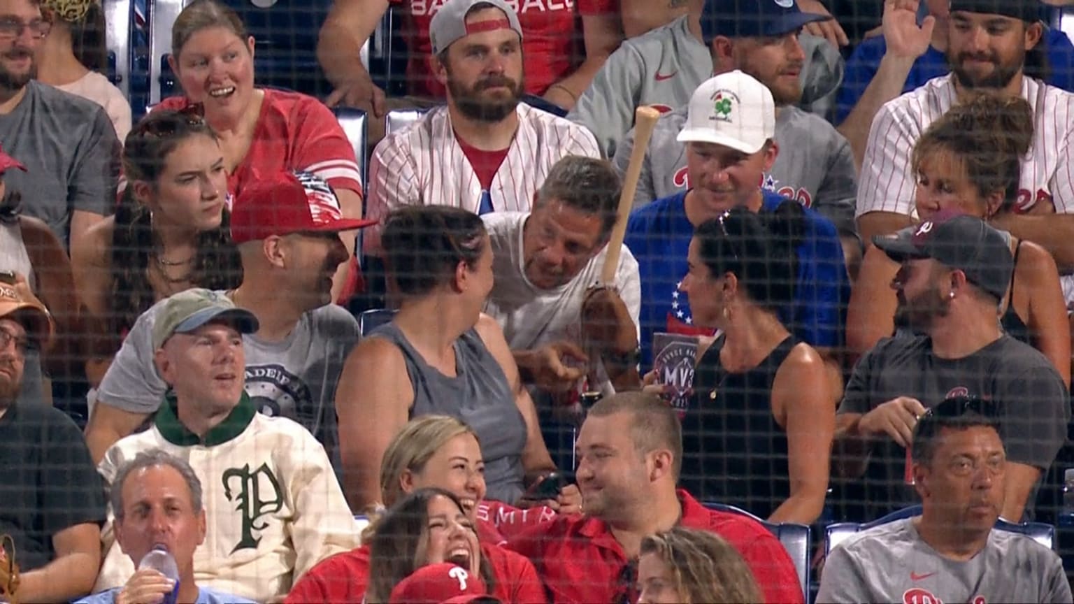 Oneil Cruz bat nearly hits fan, who gets Bryce Harper jersey