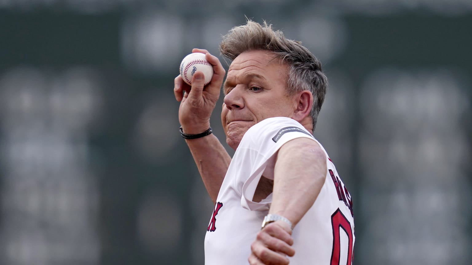 Gordon Ramsay throws out the first pitch | 06/25/2024 | Boston Red Sox