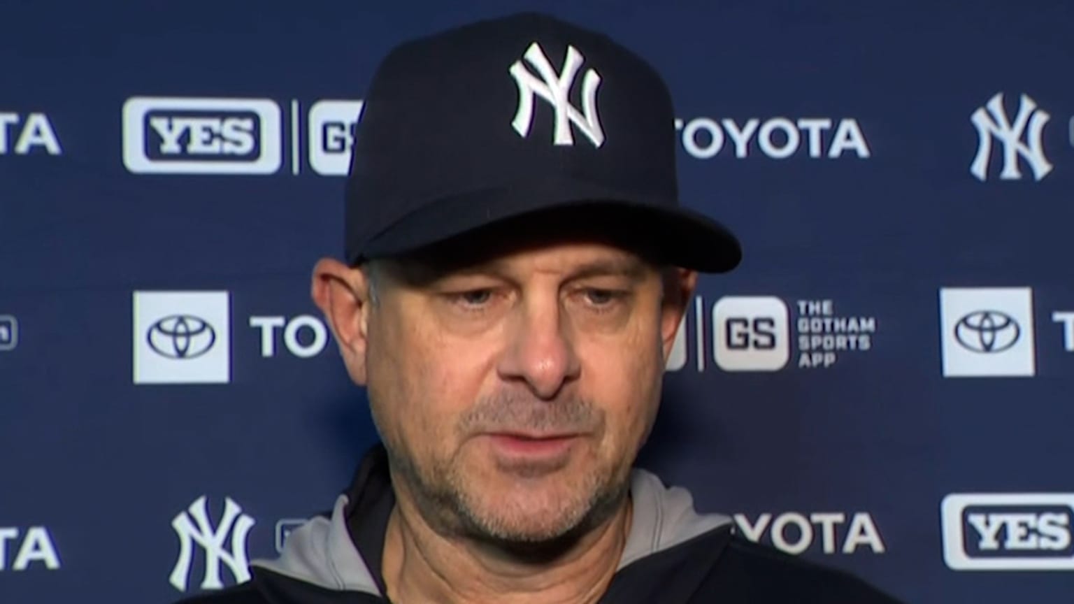 Aaron Boone on Weathers, lineup struggles in loss | 05/11/2026 | New ...