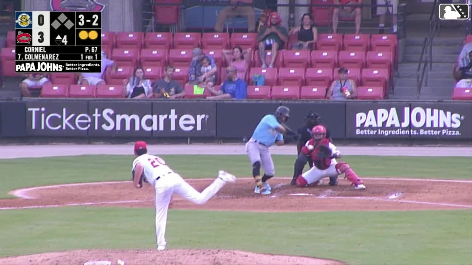 Daniel Corniel's fifth strikeout | 08/02/2024 | Milwaukee Brewers
