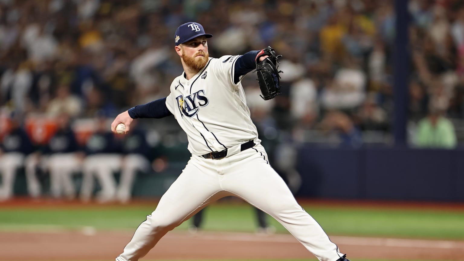 Drew Rasmussen propina su primer ponche | 28/10/2026 | Los Rays de ...