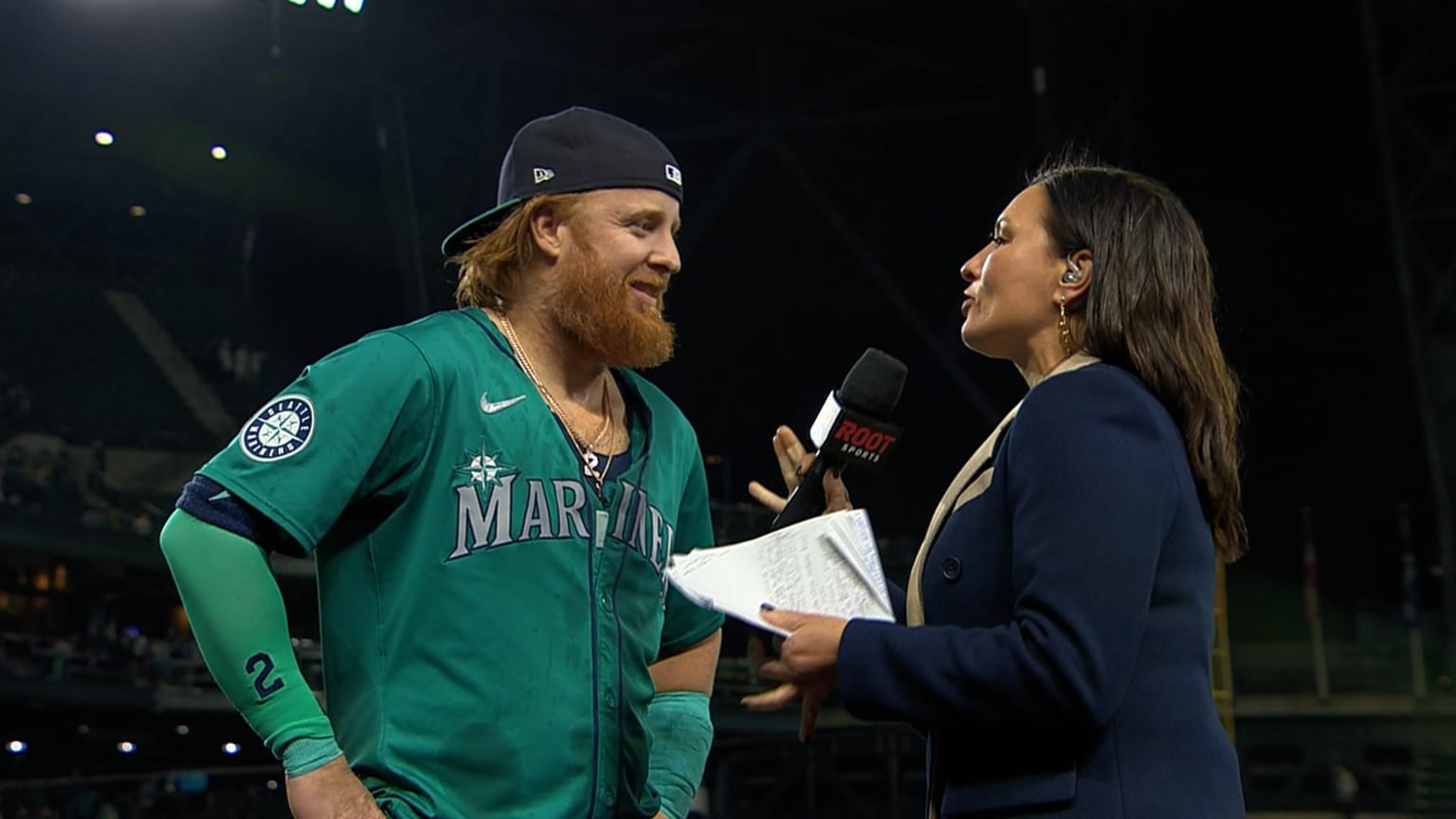 Justin Turner on his walkoff in the 10th 09/28/2024 Seattle Mariners