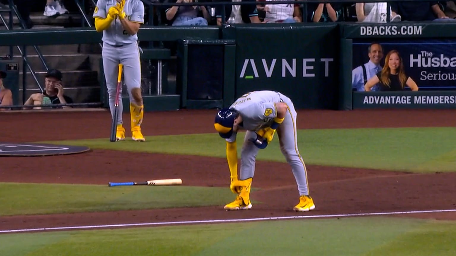 Garrett Mitchell's RBI walk 09/14/2024 Milwaukee Brewers