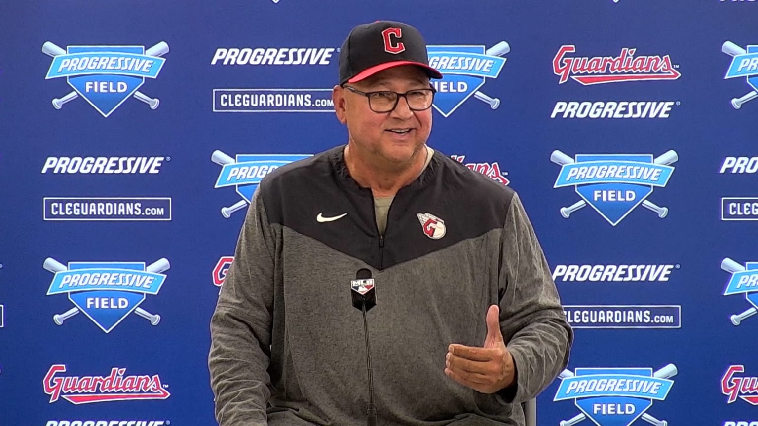 Francona on standing ovation 09/27/2023 Cleveland Guardians