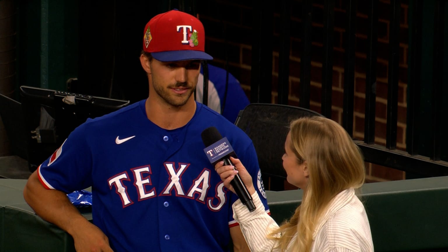 Carter Baumler confirms that Skip Schumaker told him he made the Rangers' 2026 roster, how he feels making it to the Major Leagues, and more