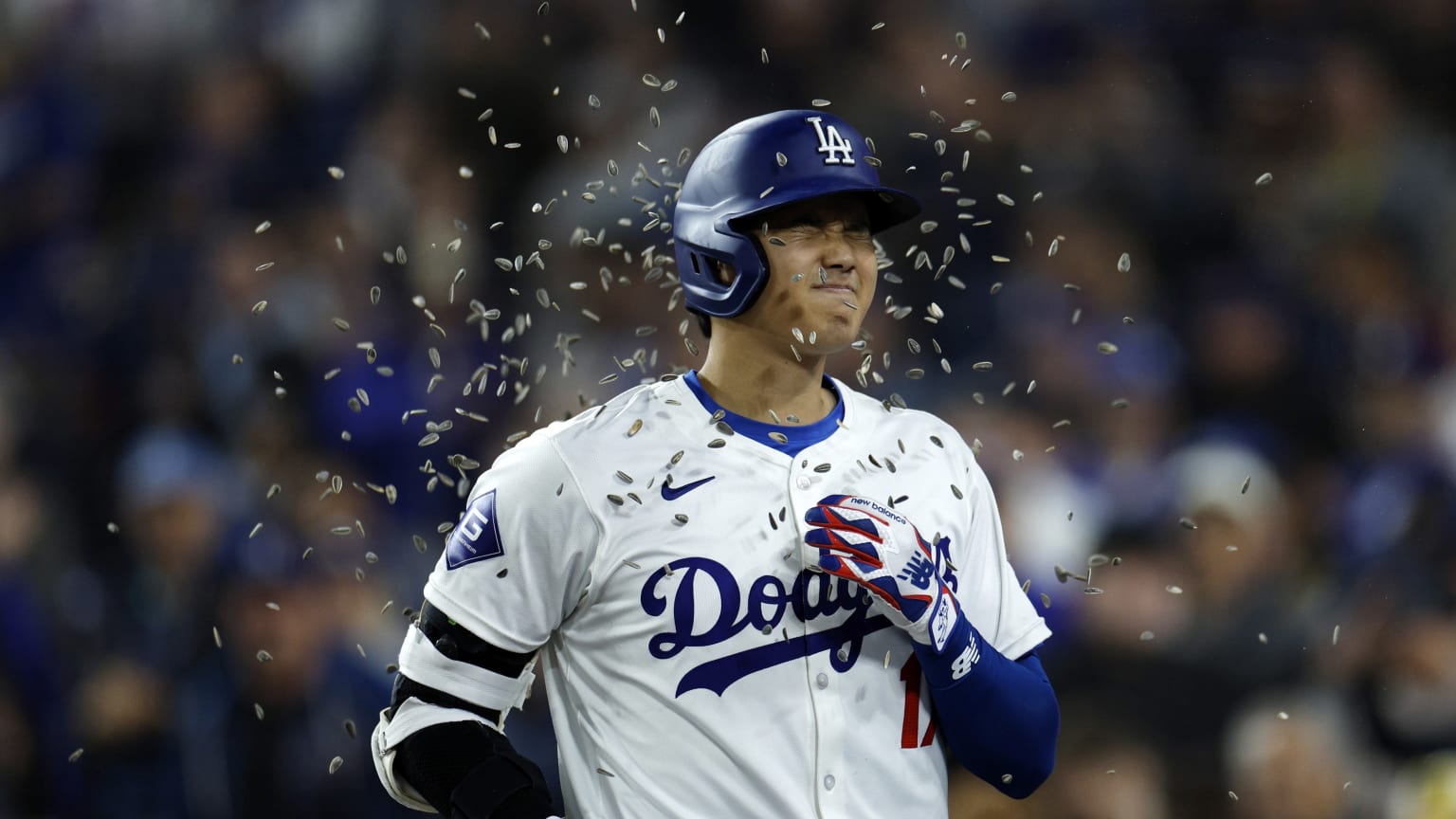 Shohei Ohtani's first home run as a Dodger