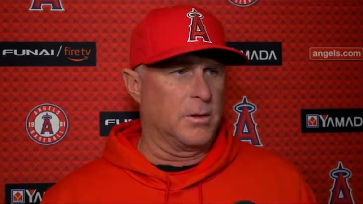 Phil Nevin on 43 win vs. Seattle 04/05/2023 Los Angeles Angels