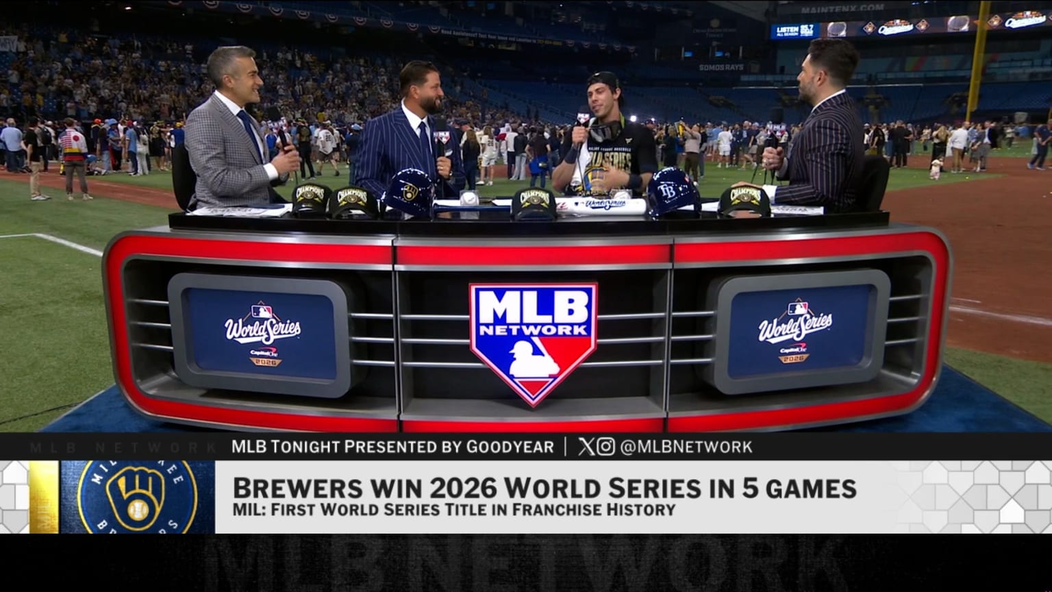 Christian Yelich on being a World Series champion | 10/29/2026 | New ...