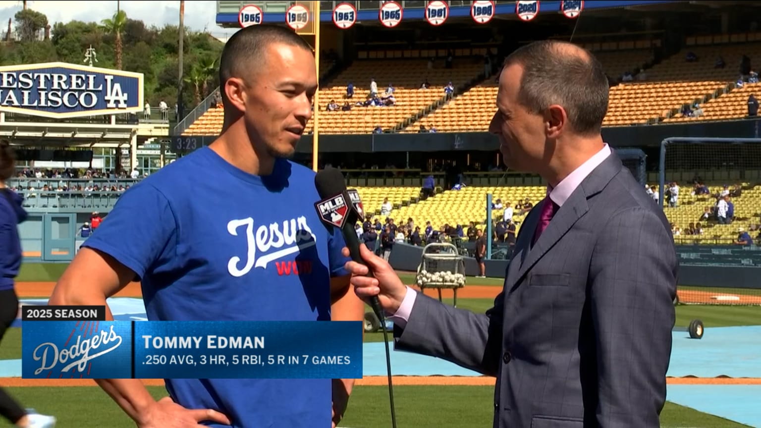 Tommy Edman on Dodgers' historic start to the season | 04/03/2025