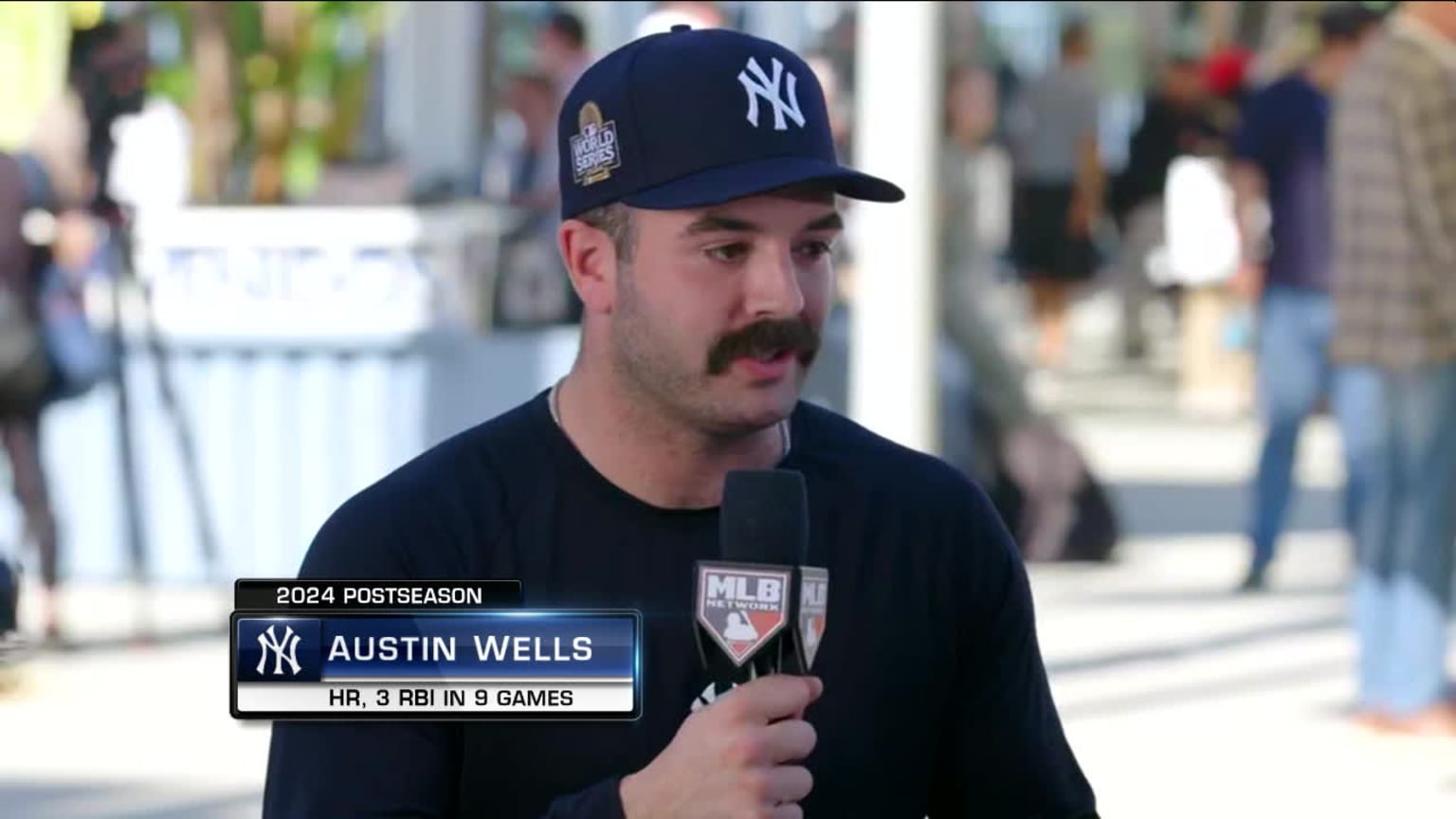 Austin Wells on first World Series 10/24/2024