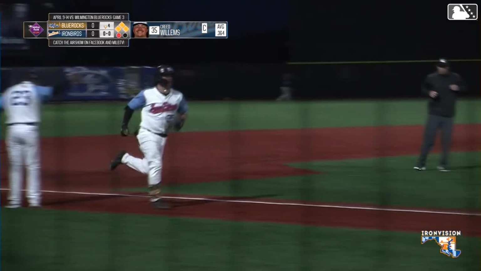Creed Williams hits a three-run home run to left | 04/12/2024 | MLB.com
