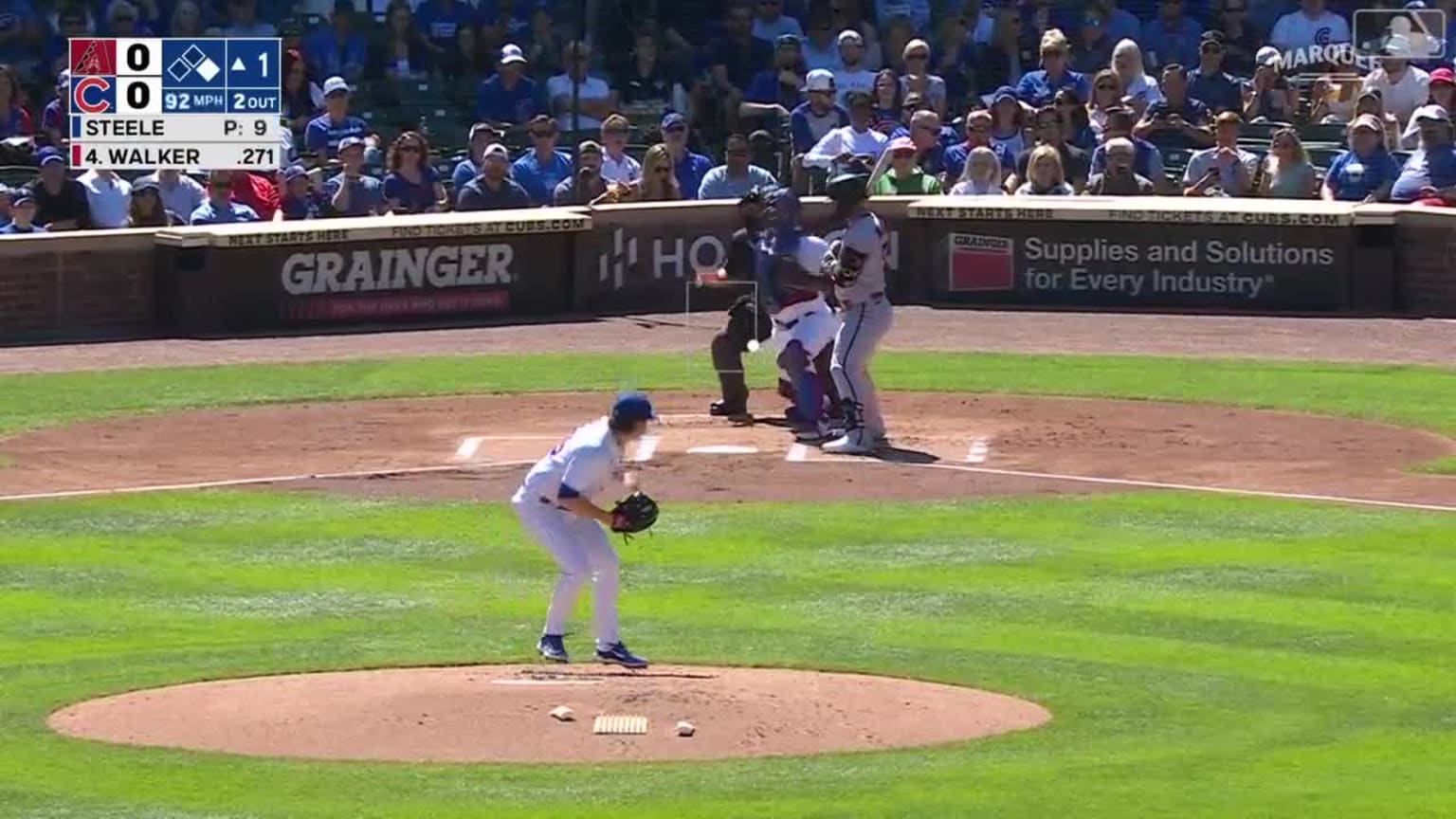 Jordan Lawlar's first MLB steal 09/09/2023