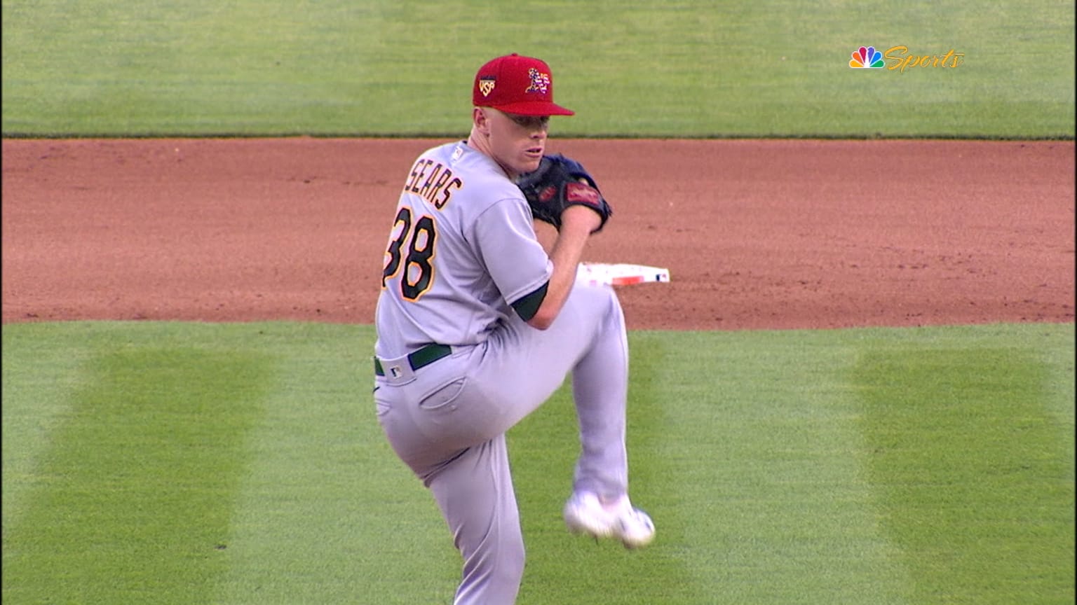 JP Sears strikes out four batters in 7 1/3 frames | 07/04/2023 | Athletics