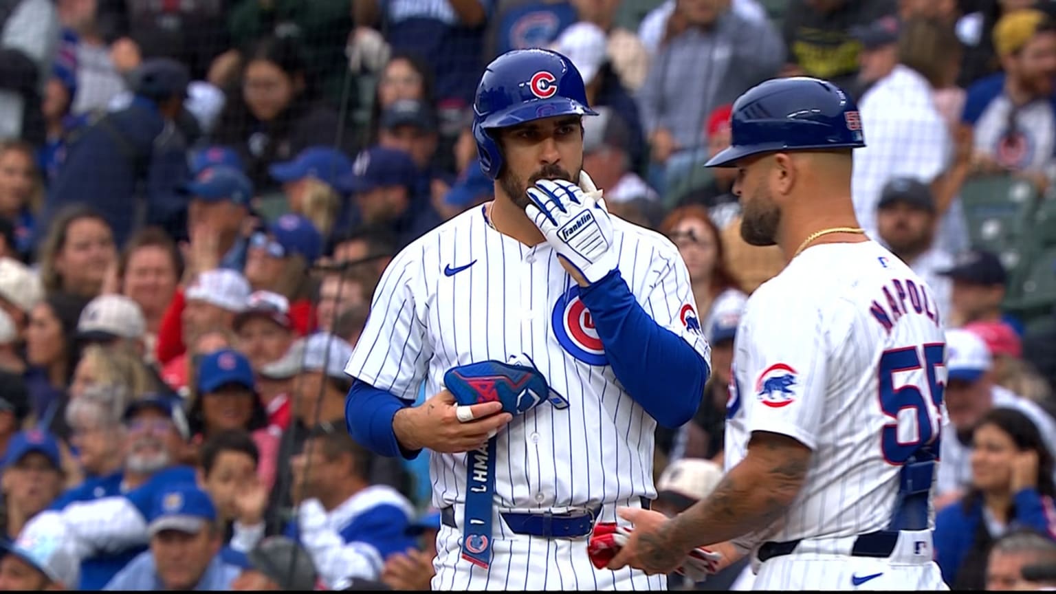 Isaac Paredes scores on RBI walk 09/28/2024 Chicago Cubs