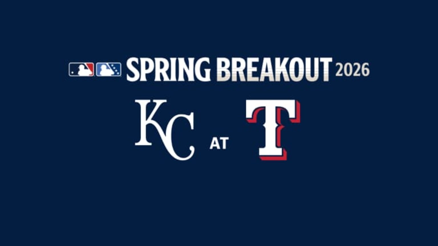 Condensed Game: Royals vs. Rangers Spring Breakout | 03/20/2026 | Texas ...