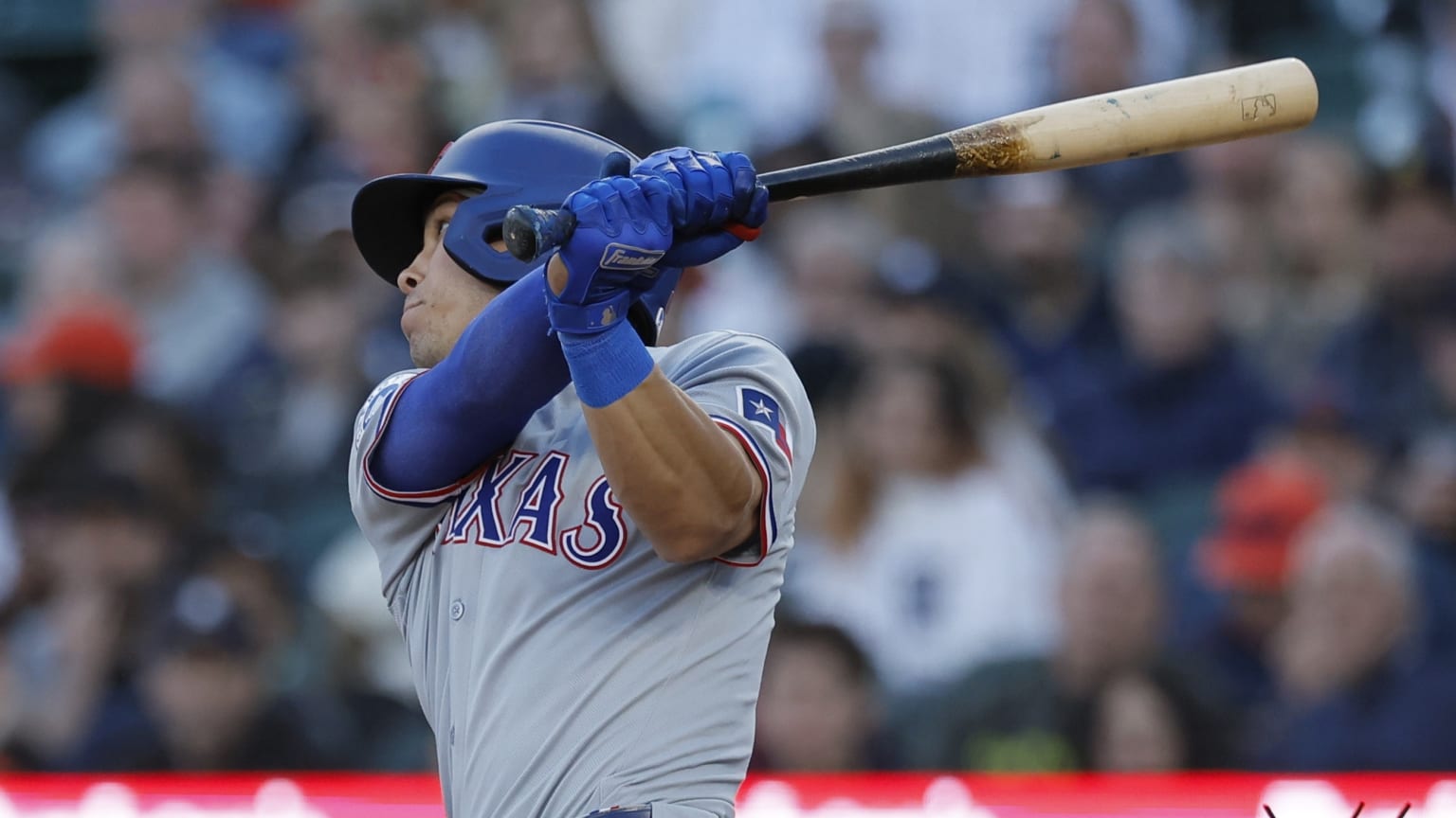 Sam Haggerty's RBI single | 05/09/2025 | Texas Rangers