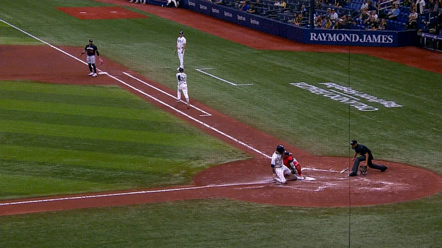 Dylan Carlson scores off fielder's choice 09/04/2024 Tampa Bay Rays