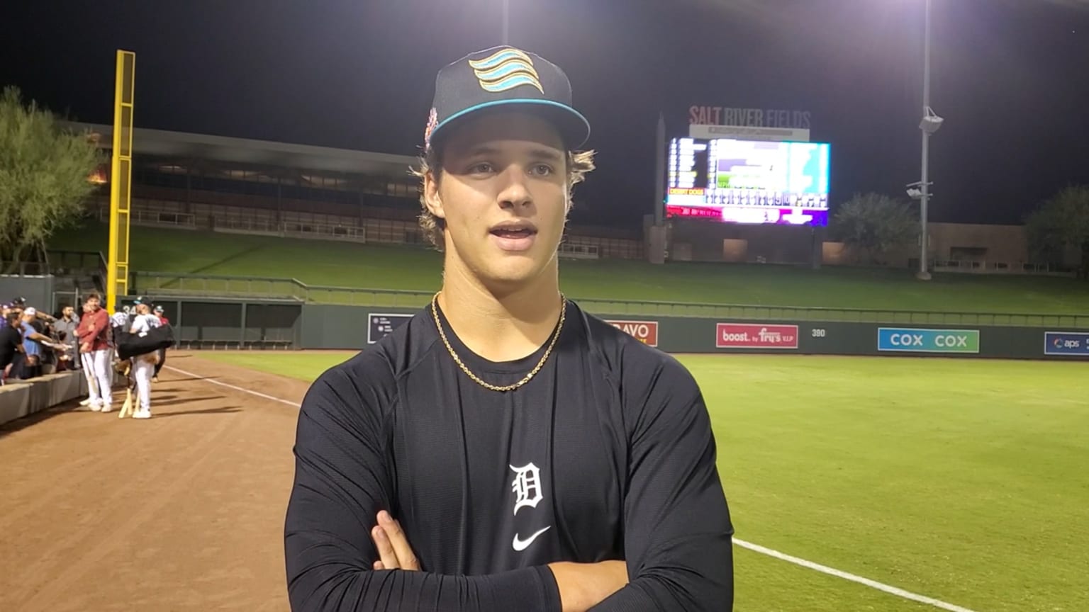 Jackson Jobe on his first Arizona Fall League start 10/03/2023