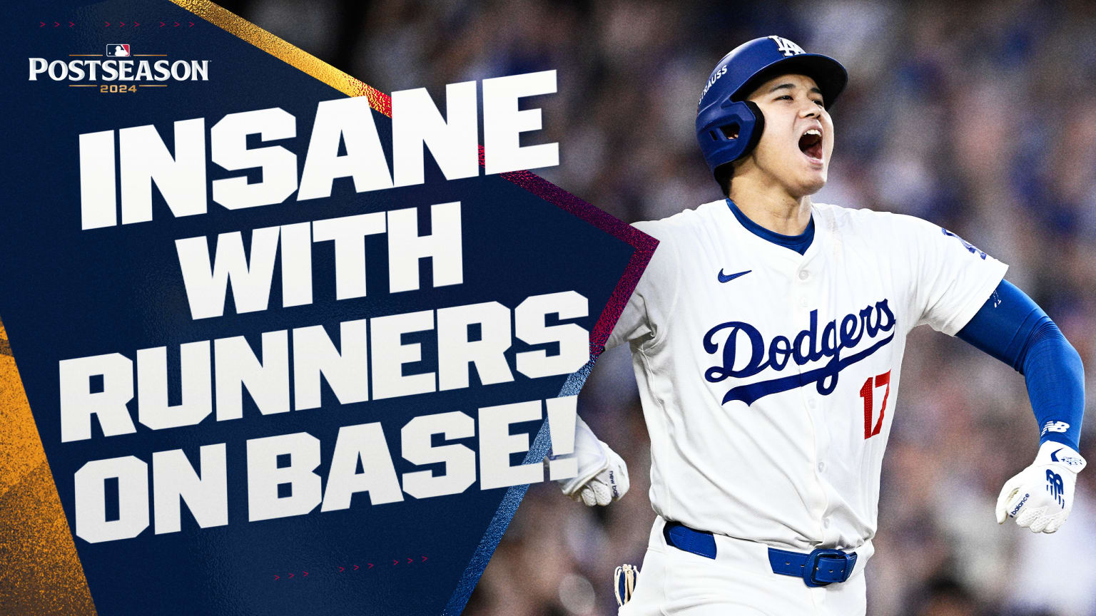 Shohei Ohtani's last 17 hits with RISP 10/17/2024 Los Angeles Dodgers