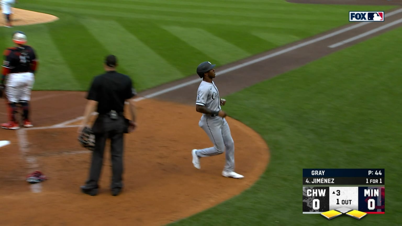 Tim Anderson steals home in the top of the 3rd inning 07/22/2023