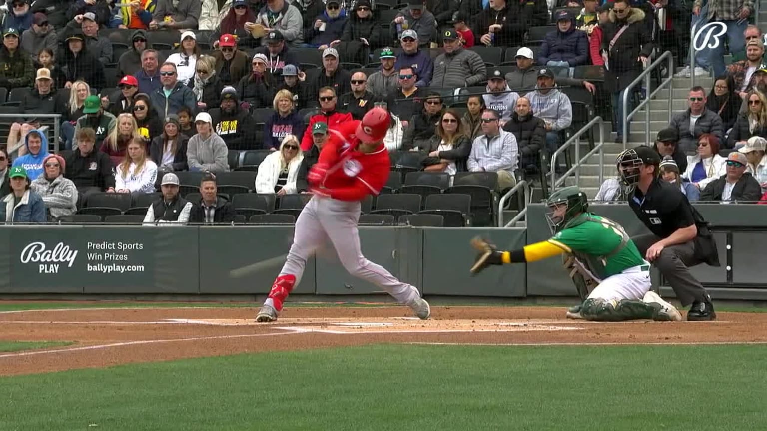 Jake Fraley's RBI single in the 1st inning | 03/05/2023 | Cincinnati Reds