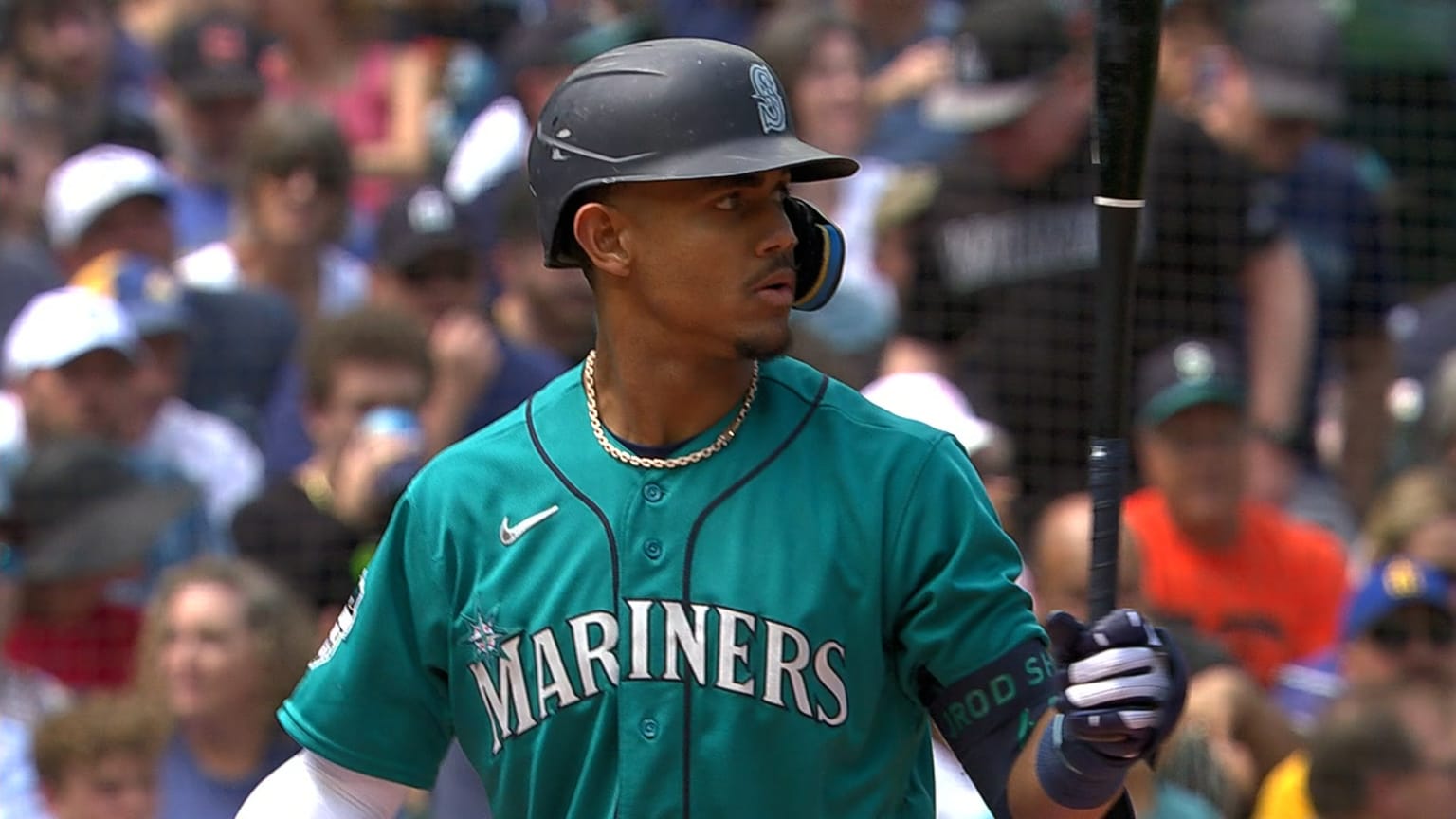 Julio Rodríguez's RBI double 05/27/2023 Seattle Mariners