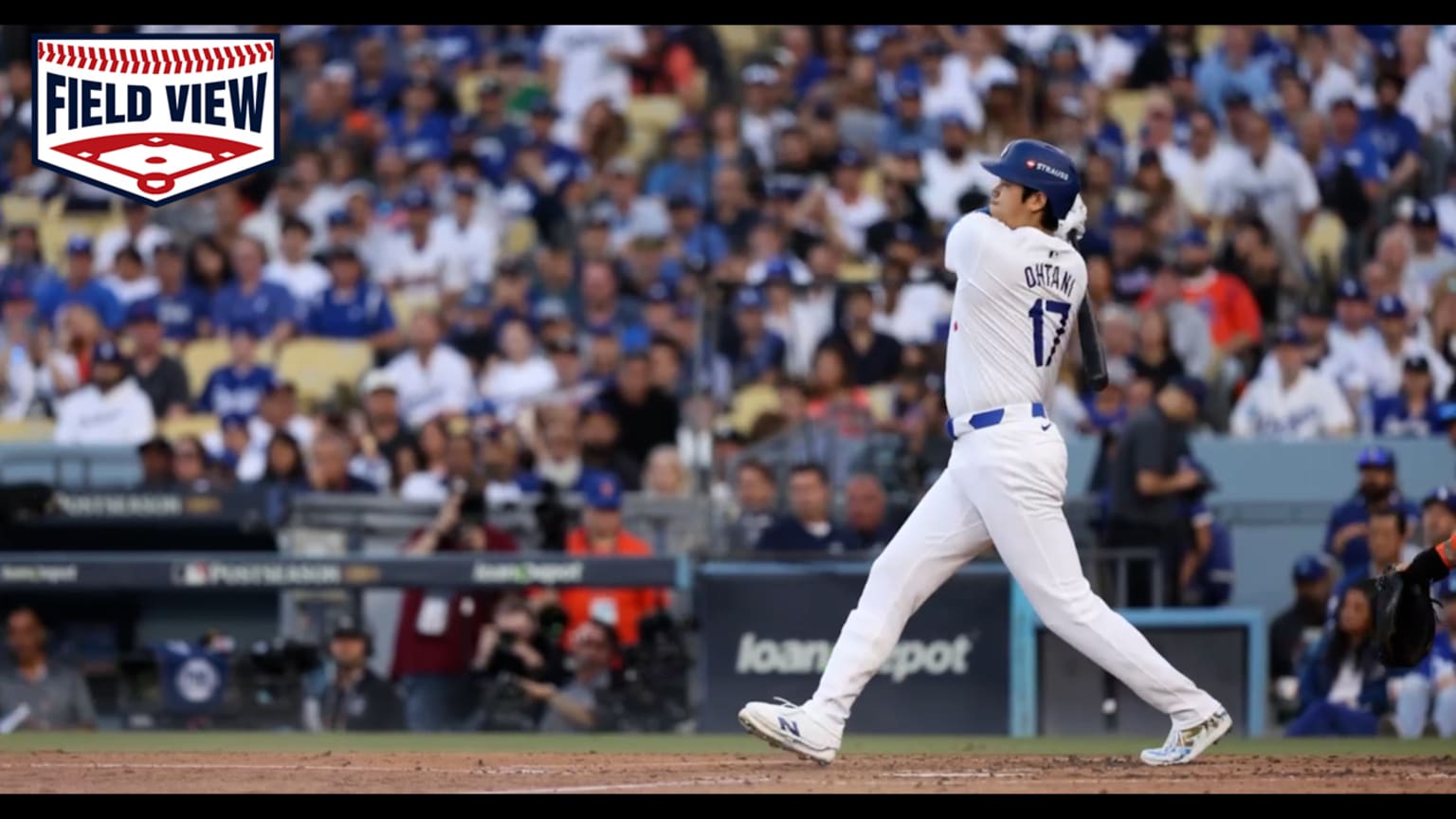 Field View Shohei Ohtani's RBI single 10/13/2024 Los Angeles Dodgers