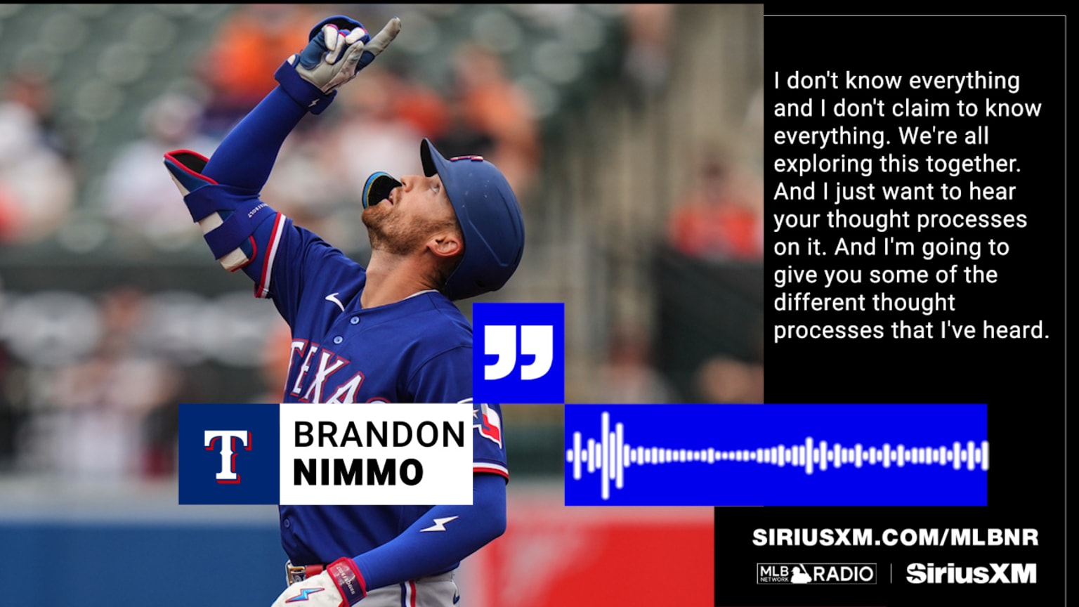Brandon Nimmo on being acquired by Rangers | 04/08/2026 | Texas Rangers