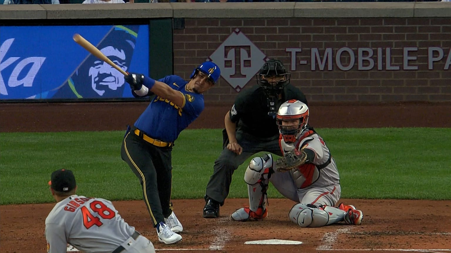 Josh Rojas rips an RBI single in the 4th inning | 08/11/2023 | Seattle ...