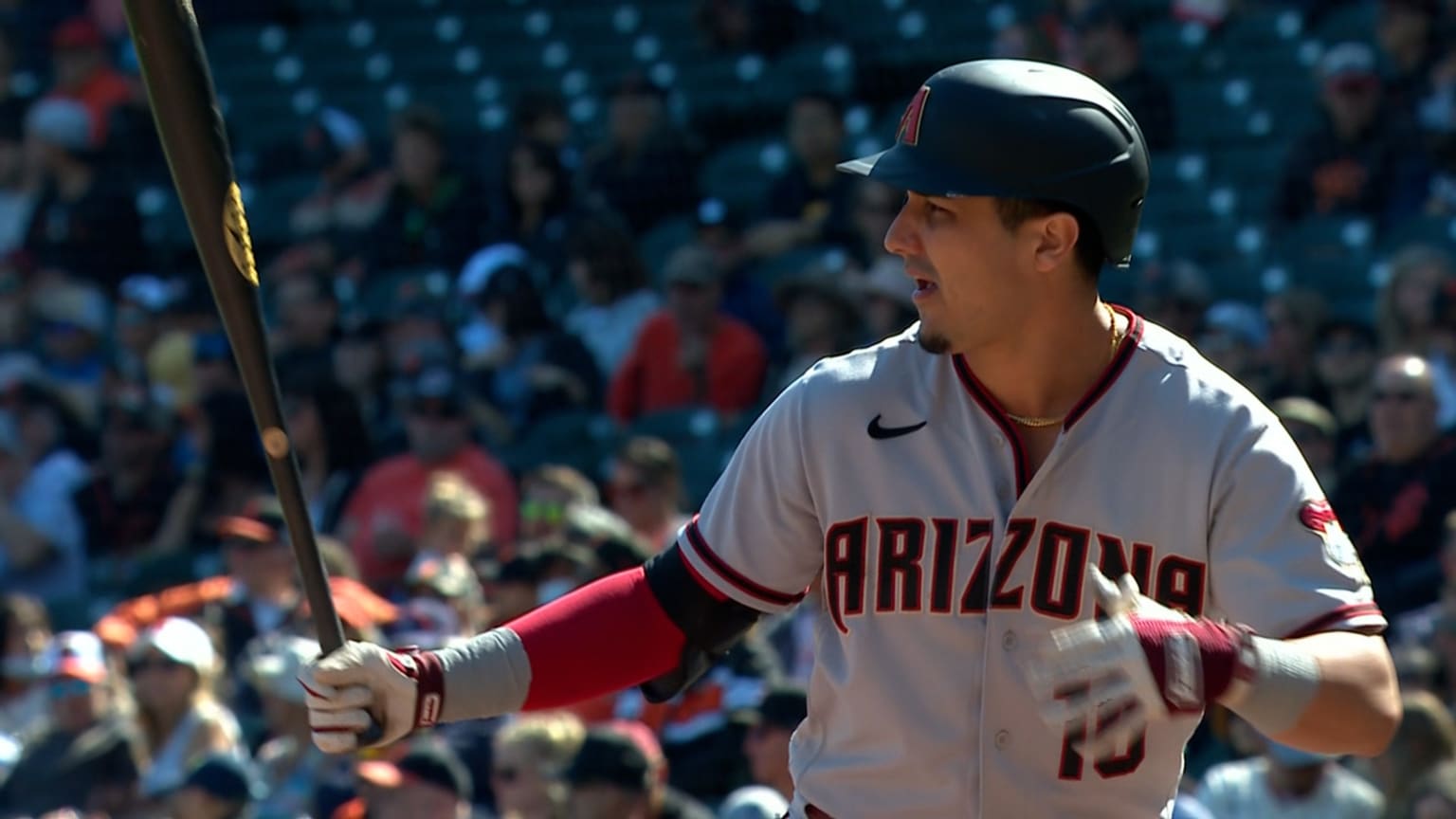 Josh Rojas lifts a sac fly to center, Walker scores | 10/01/2022 ...