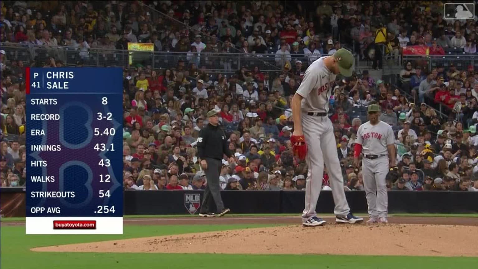Chris Sale poncha a 8 Padres en 7 entradas | 05/20/2023 | Boston Red Sox