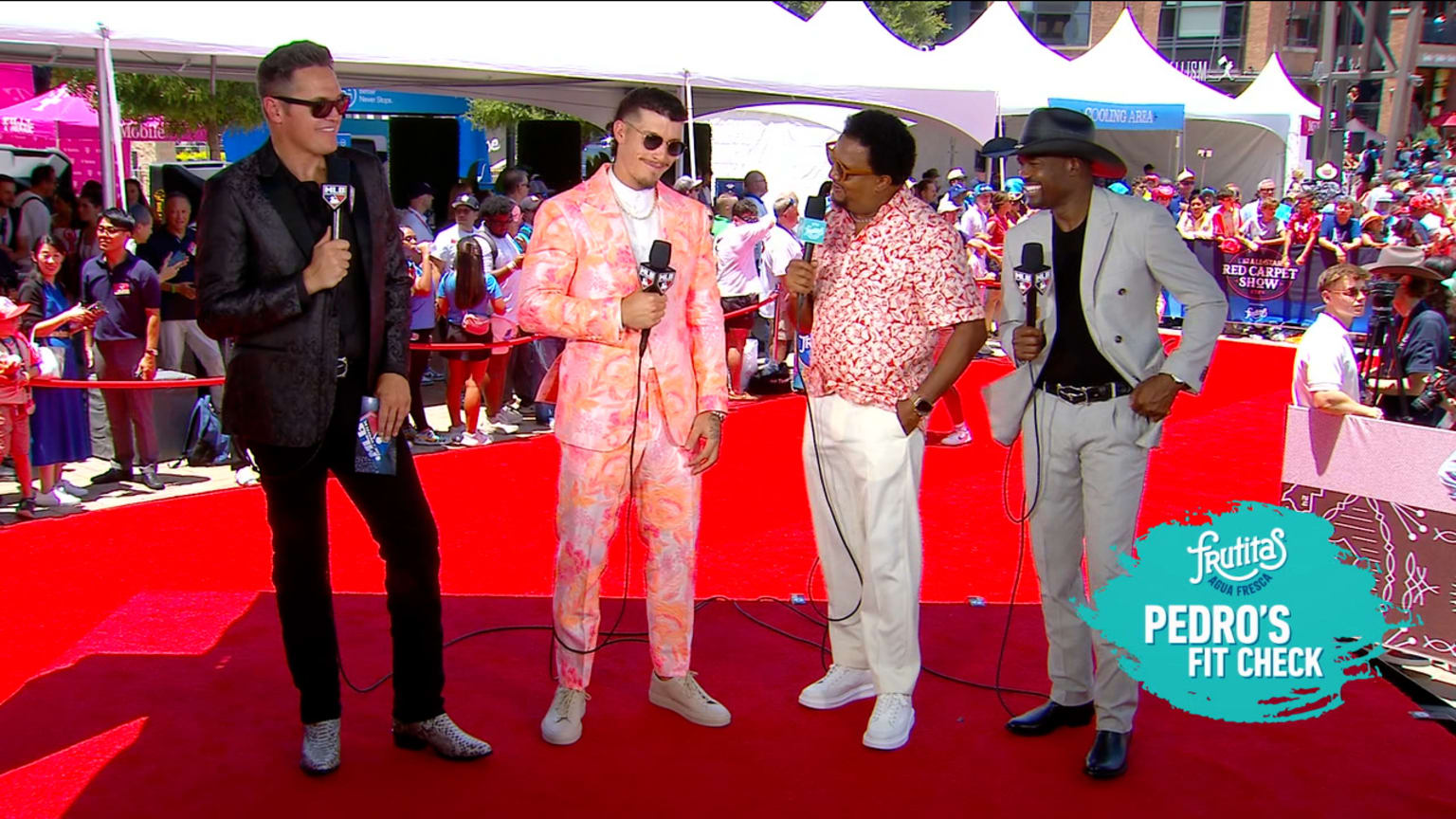 Jarren Duran on his flashy AllStar red carpet fit 07/16/2024