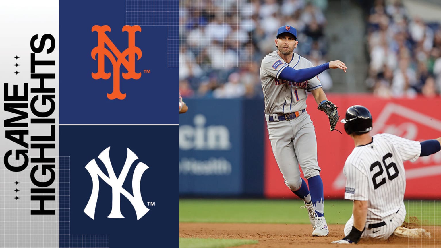 New York Mets vs. New York Yankees Highlights