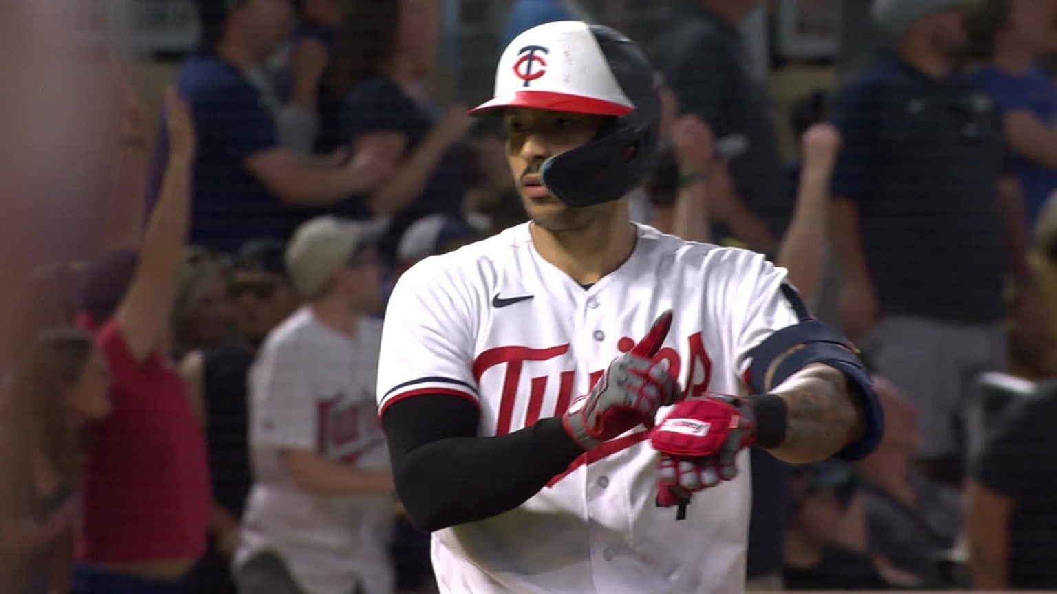 Carlos Correa's two-run homer, 03/21/2023