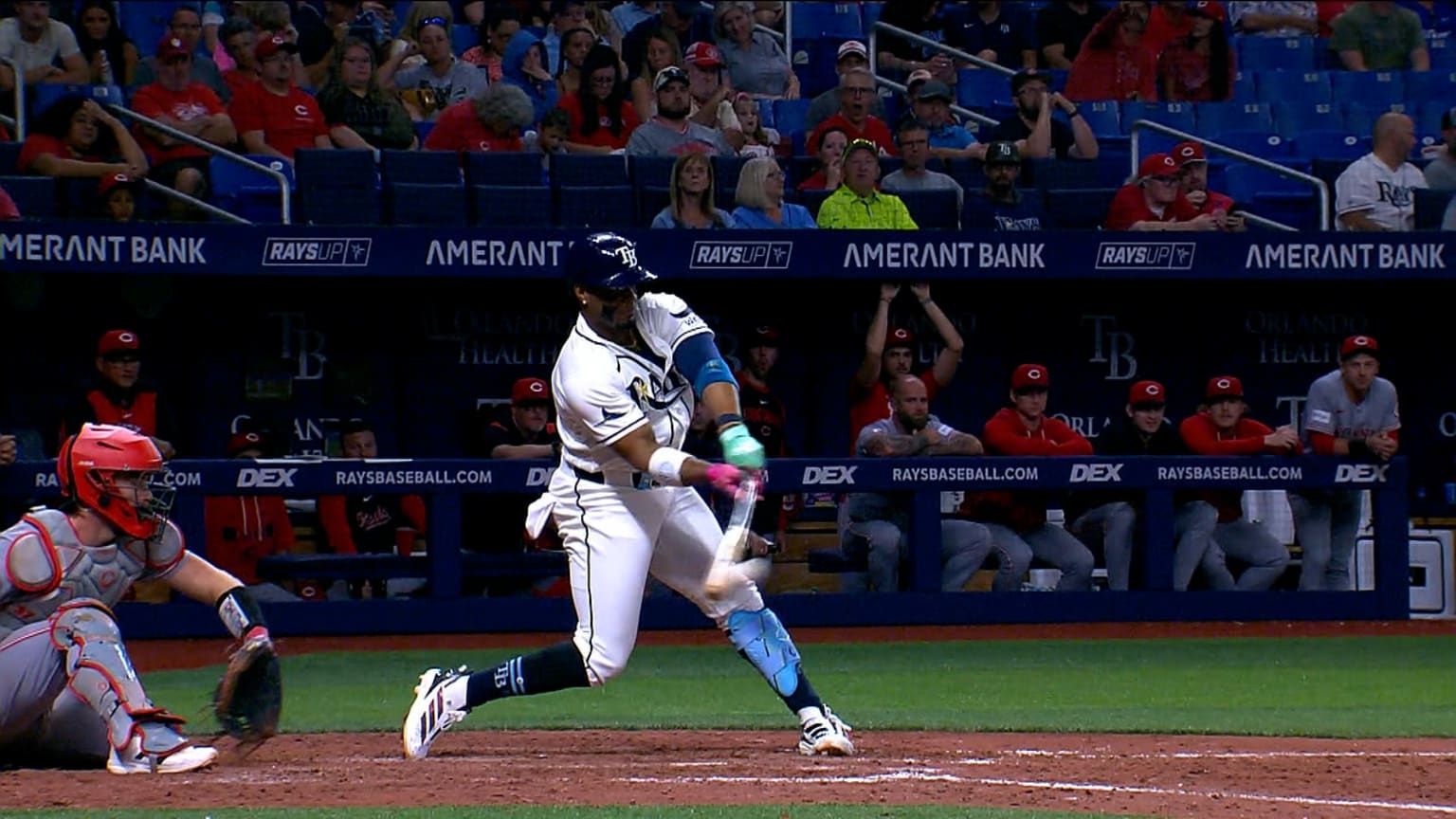 Yandy Díaz singles in the 8th | 04/21/2026 | Tampa Bay Rays