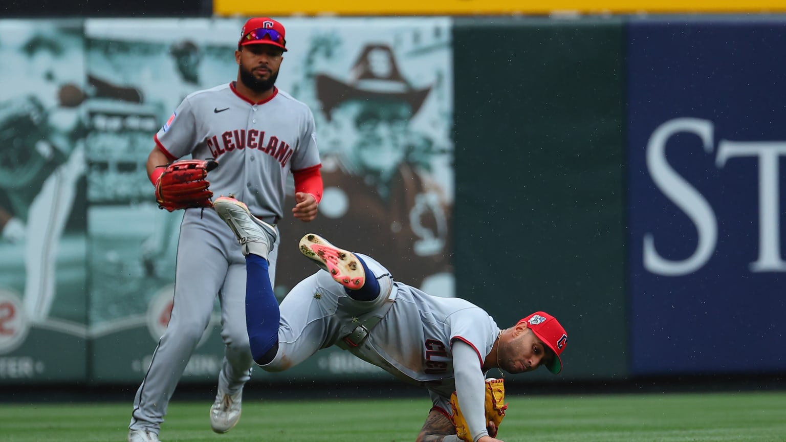 Brayan Rocchio's running catch | 04/15/2026 | Cleveland Guardians