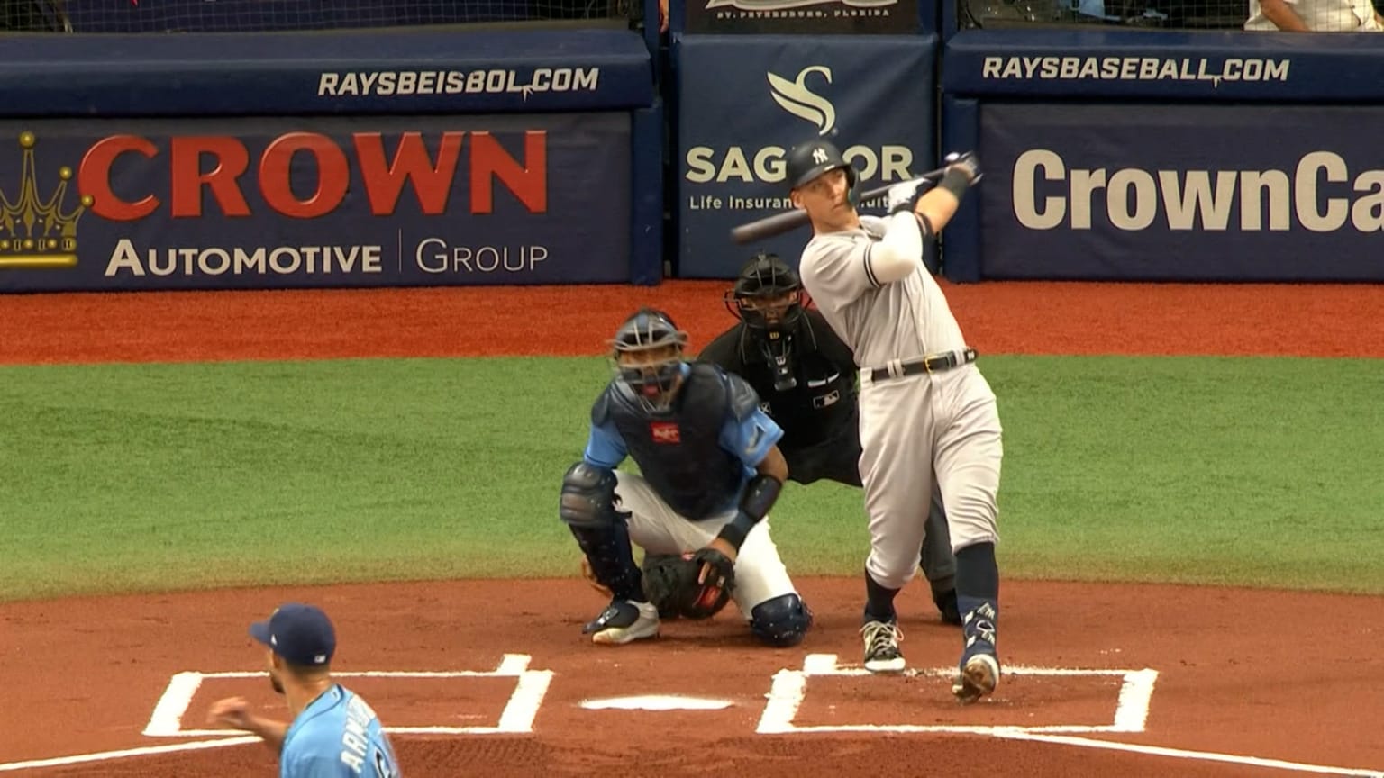 Aaron Judge crushes a leadoff home run to left field | 09/04/2022 | MLB.com