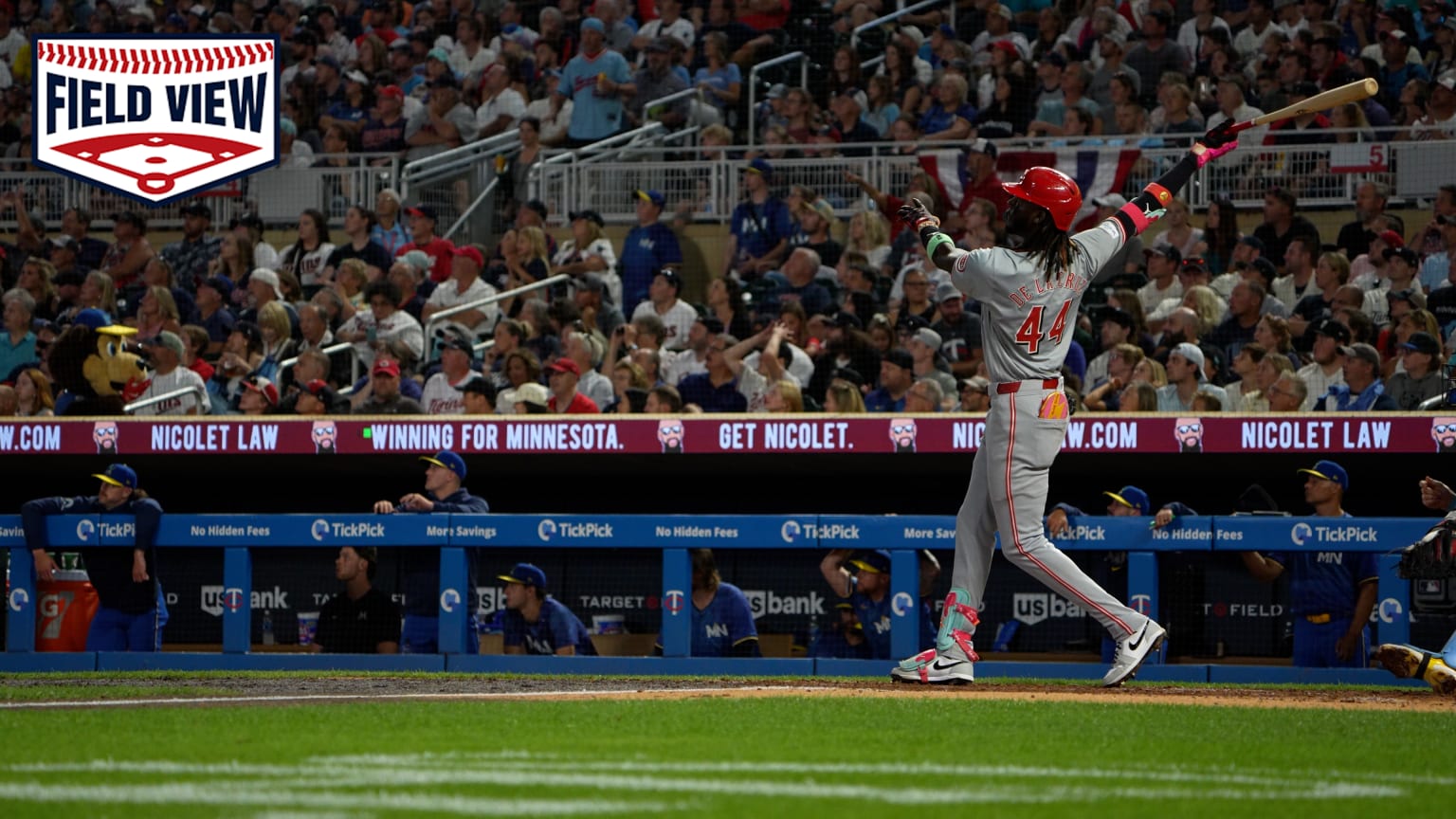 Field View: Elly De La Cruz's grand slam | 09/13/2024 | Cincinnati Reds