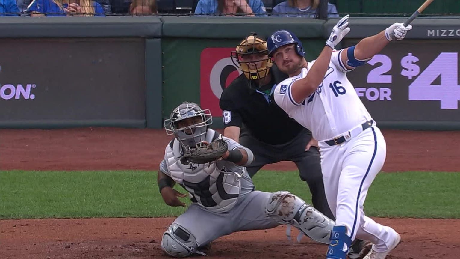 Hunter Renfroe's RBI double | 07/20/2024 | Kansas City Royals