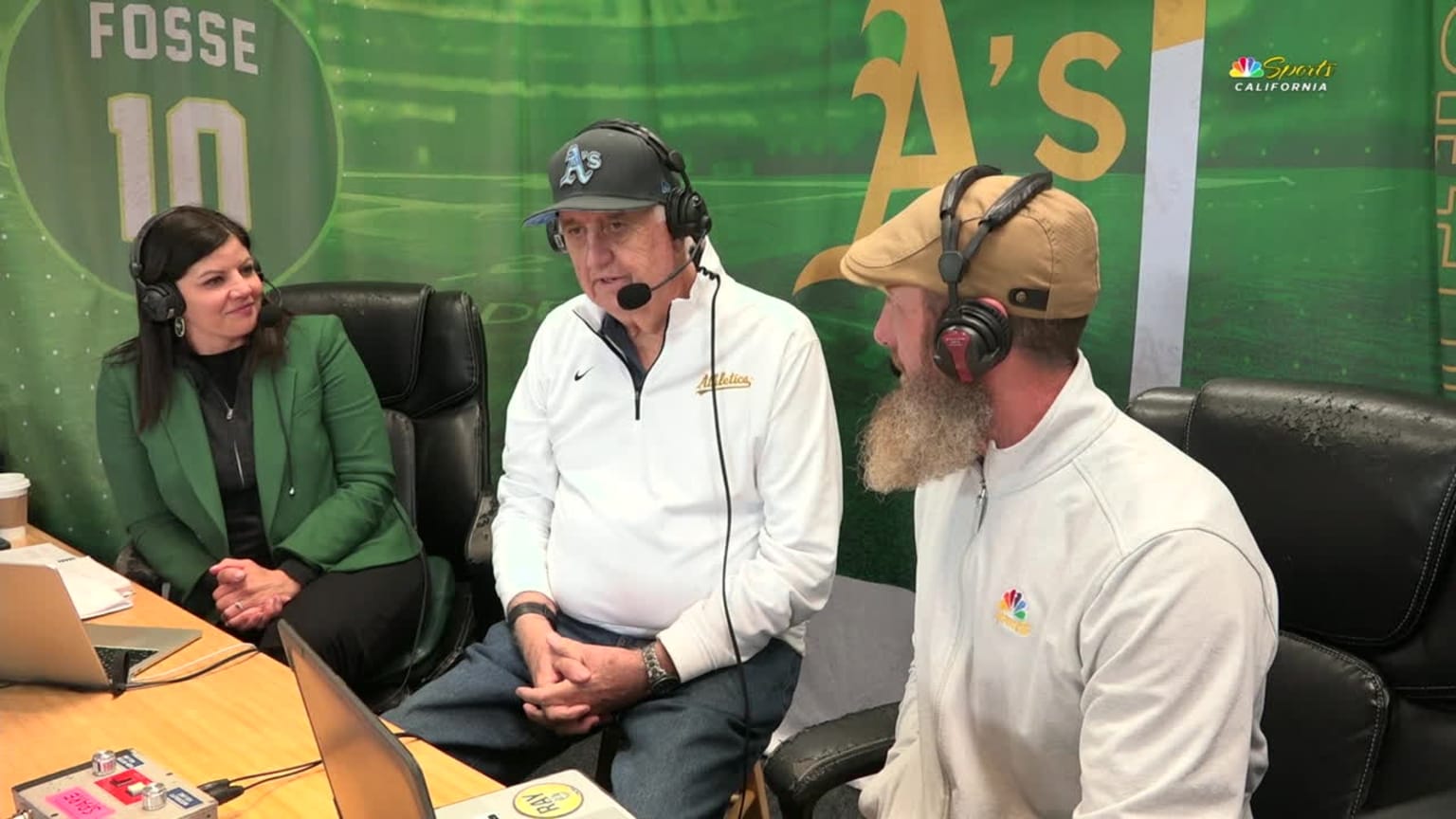 Steve Vucinich joins A's telecast 09/25/2024 Oakland Athletics