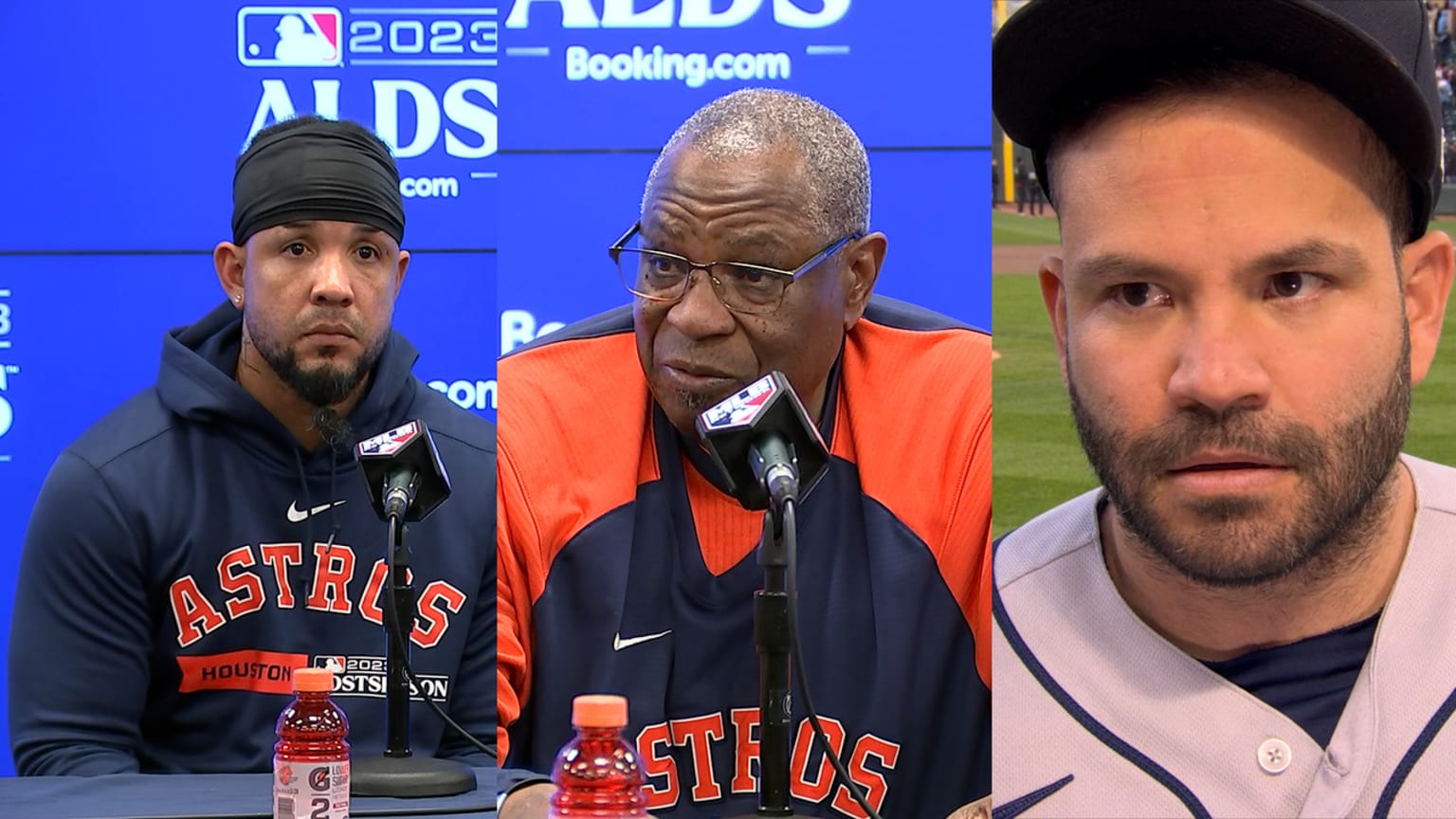 Astros discuss Game 3 victory 10/10/2023 Houston Astros