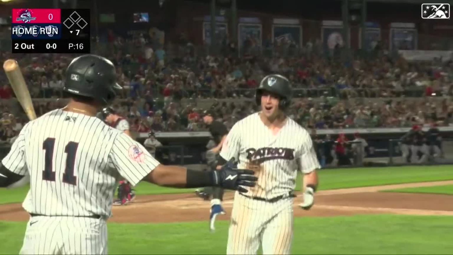 Elijah Dunham's seventh home run 08/12/2023