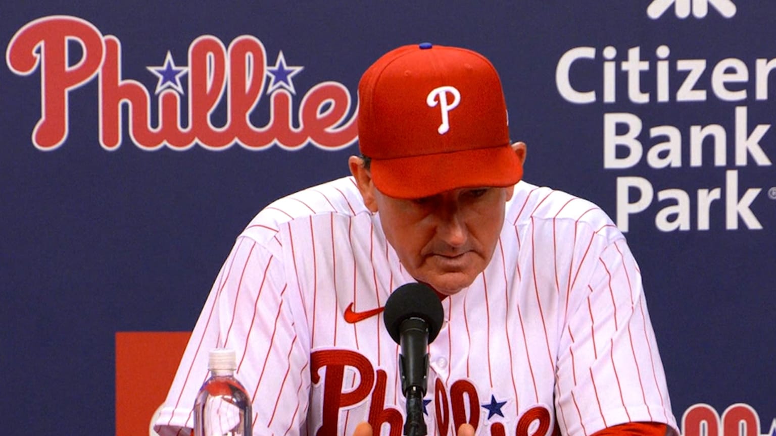 Rob Thomson talks Phillies 8 1 loss vs the Twins 08/12/2023
