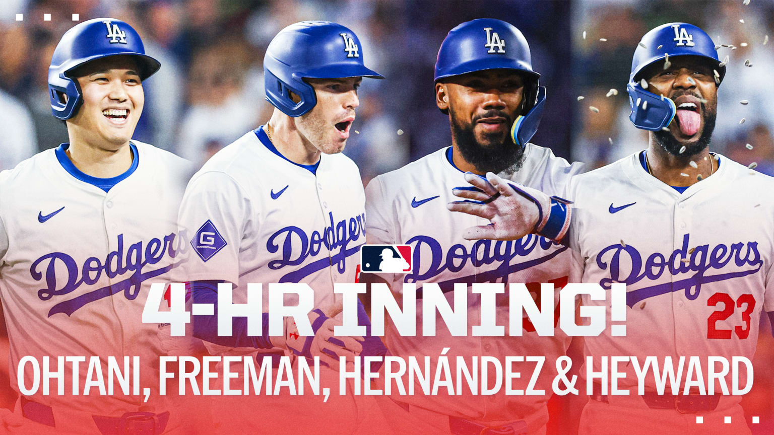 Dodgers erupt for seven runs with four homers | 06/11/2024